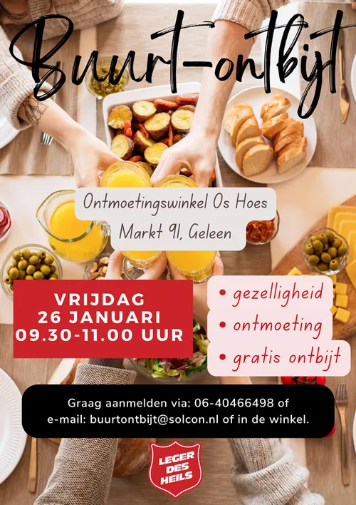 geleen breakfast time poster