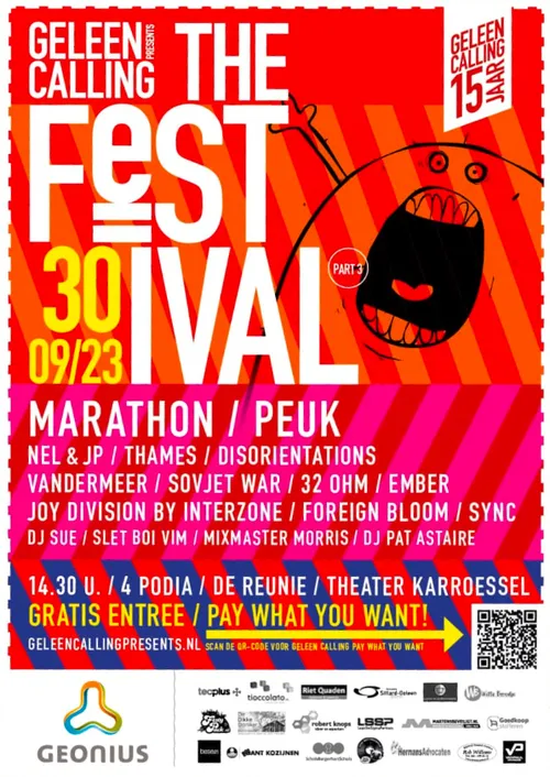 geleen calling the festival 2023 poster