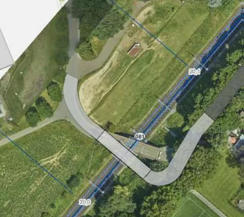 geplande nieuwe spoorbrug veestraat sanderbout