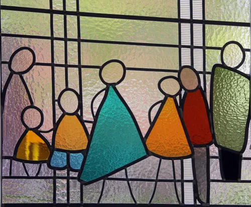 glas in lood nieuw huisartsenpraktijk munstergeleen