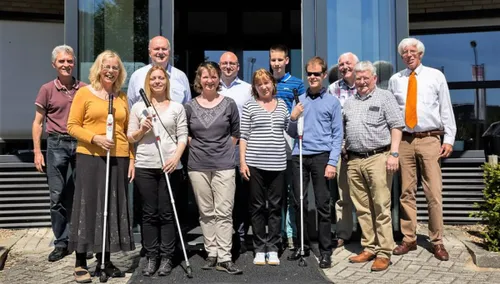 i cane team en hongaars bezoek