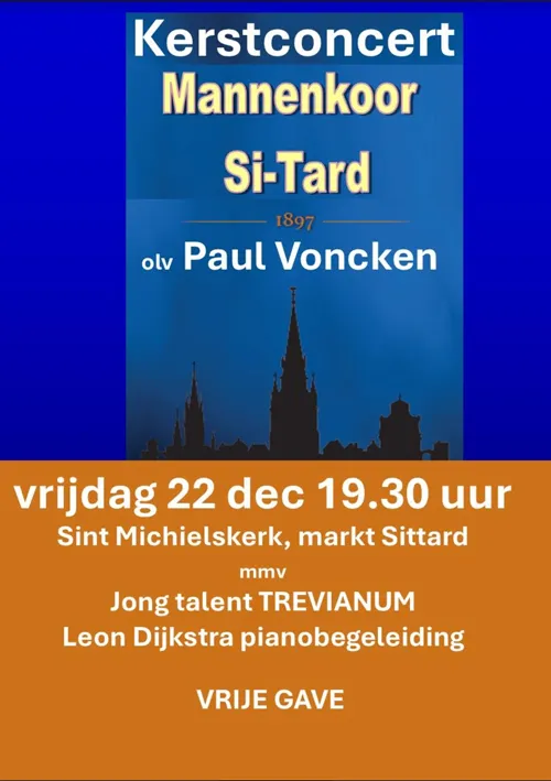 kerstconcert affiche smk si tard 2023