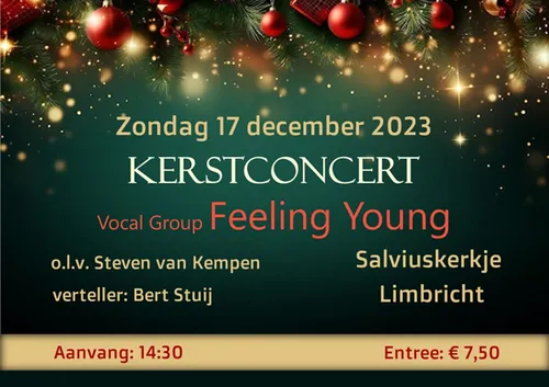 kerstconcert vocal group feeling young