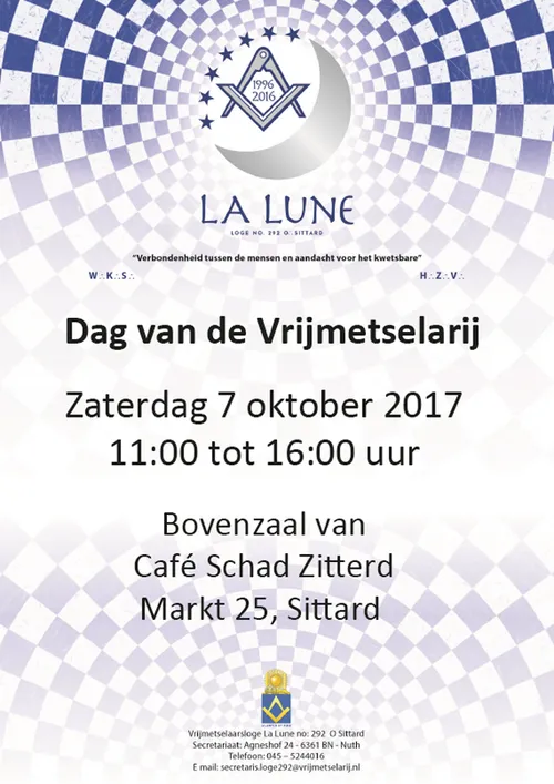 la lune vrijmetselaarsloge sittard affiche
