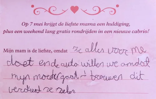 liefste mama alles veur de mam