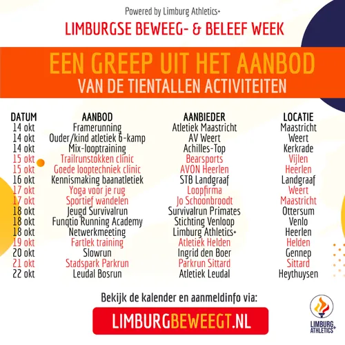 limburg beweegt een greep uit het aanbod