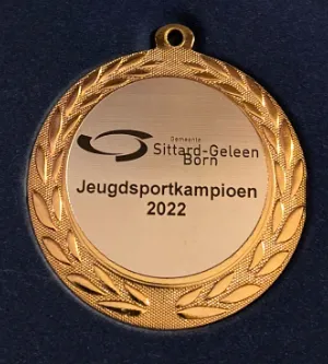 medaille jeugdsportkampioen sittard geleen born 2022
