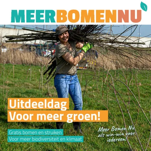 meer bomen nu uitdeeldag