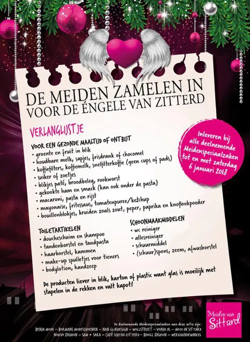 meiden zamelen in voor engelen 2017