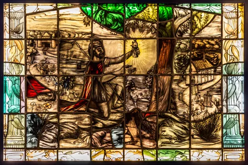 museumvandevrouw glasinloodraamwerk