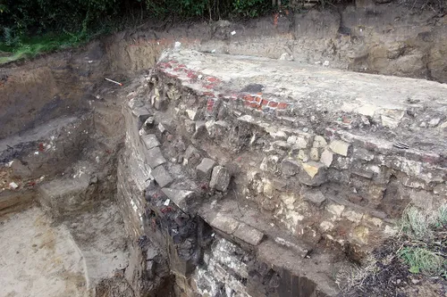 muur rondeel bij fort sanderbout 2019