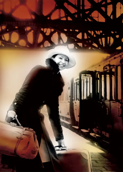 nadja filtzer stapt op de trein de grote reis begint 1