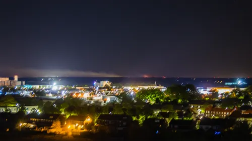 natuurbrand herkenbosch snachts te zien vanuit sittard