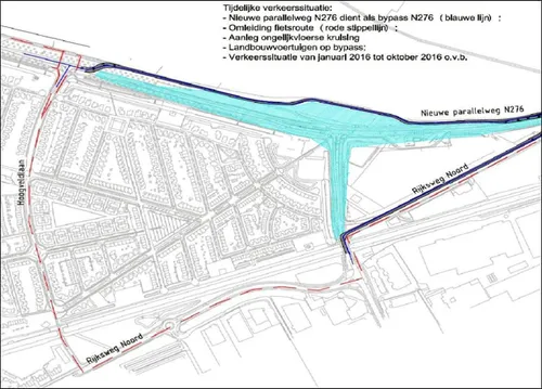 nolenslaan aangepaste route