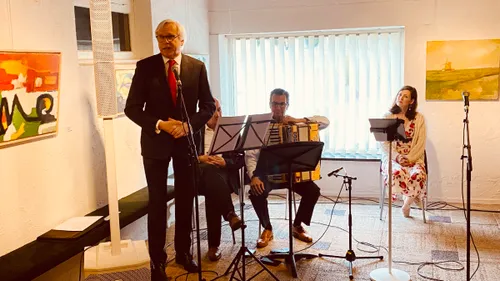 opening expositie toon hermans bij galerie michel knops