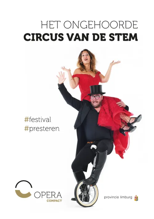 opera compact flyer het ongehoorde circus van de stem