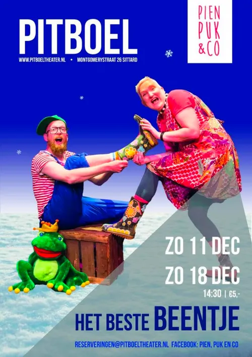 pien puk en co beste beentje voor affiche