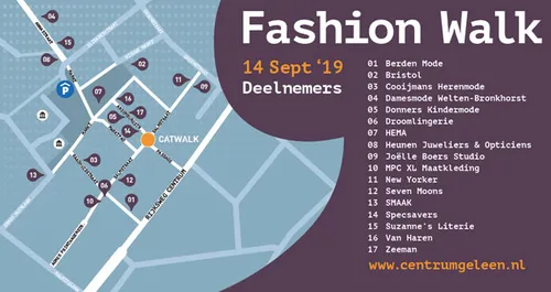 plattegrond deelnemers fashion walk