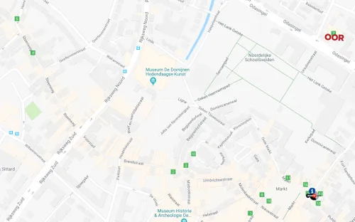 popronde locaties van de optredens