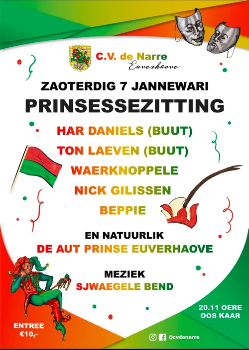 prinsessezitting cv de narre 2022