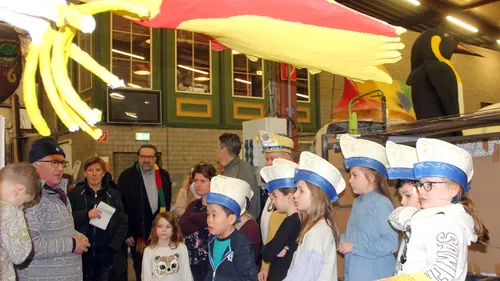 rondleiding in de hal