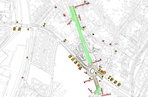 rotonde de wissel asflateren