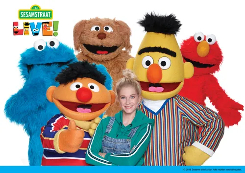 sesamstraatlive promofoto liggend