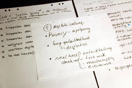 sheet notities burgertop in sittard