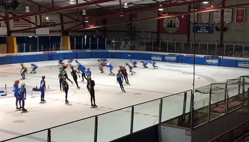 shorttrack trainingskamp bij laco glanerbrook