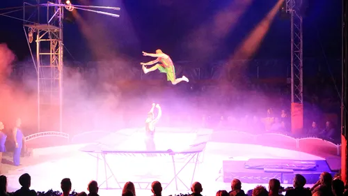 trampoline act