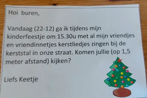 uitnodiging van keetje