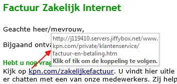 valse link in nepemail kpn