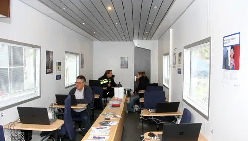 veiligheidsplein geleen 2 mobile media lab van binnen