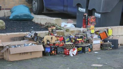 vuurwerk troep 2013 2014 opgeruimd