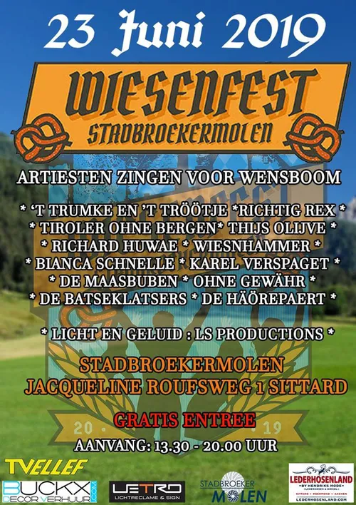 wunsjboum wiesenfest affiche
