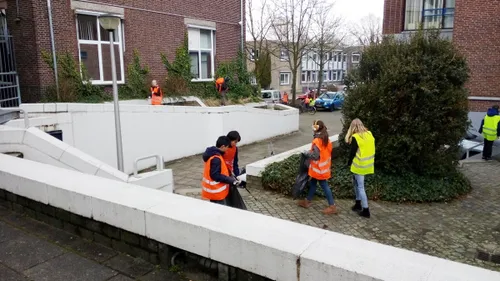zwerfvuil opruimen sittard kleine steeg