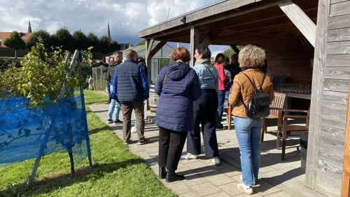 drukte bij wijngaard fort sanderbout