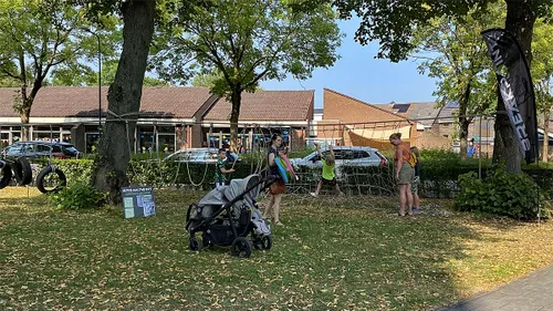 Klauterbaan/hindernisbaan voor de jongere jeugd.