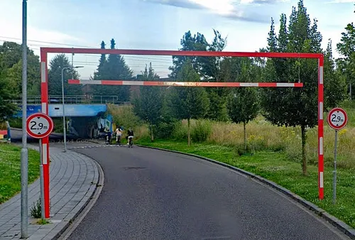 doorrijhoogte via timmers