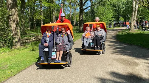 Een ritje door het park.