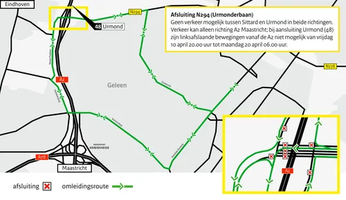 Omleidingsroute N294 A2