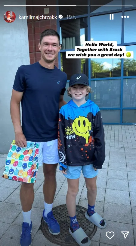 Instagram story Kamil Majchrzak