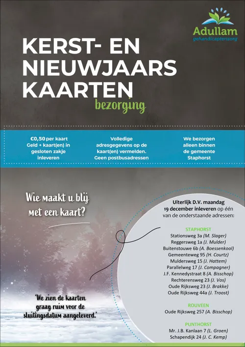 flyer adullam kaartenactie 2022