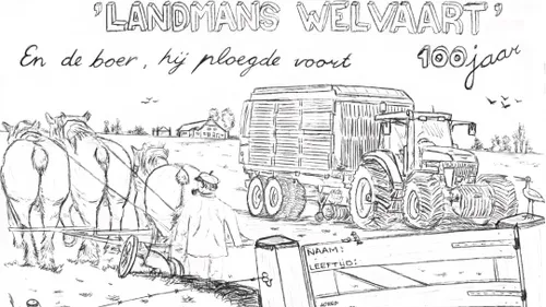 kleurplaat landmans welvaart