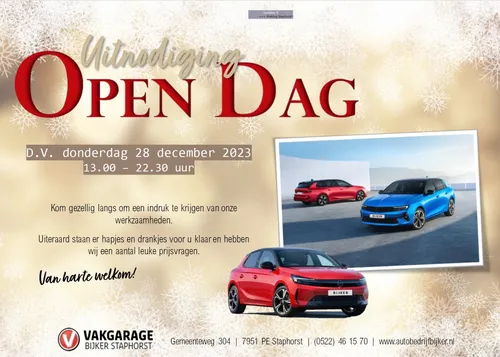 open dag vakgarage bijker