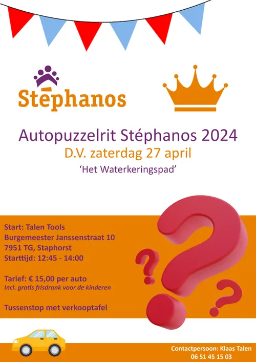 poster stephanos puzzeltocht 2024