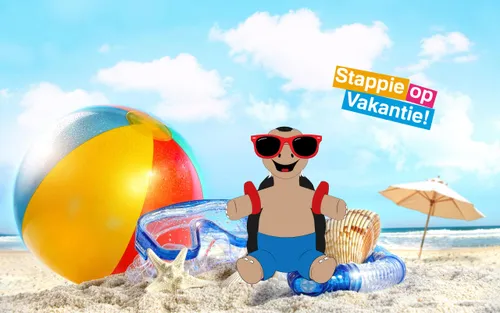 stappie op vakantie