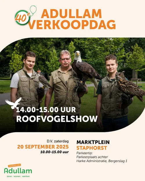 Poster roofvogelshow