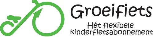 logo met tekst groeifiets het flexibele kinderfietsabonnement