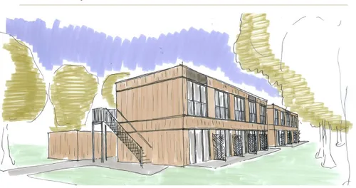 schetsontwerp 1 benesserlaan uitgeest